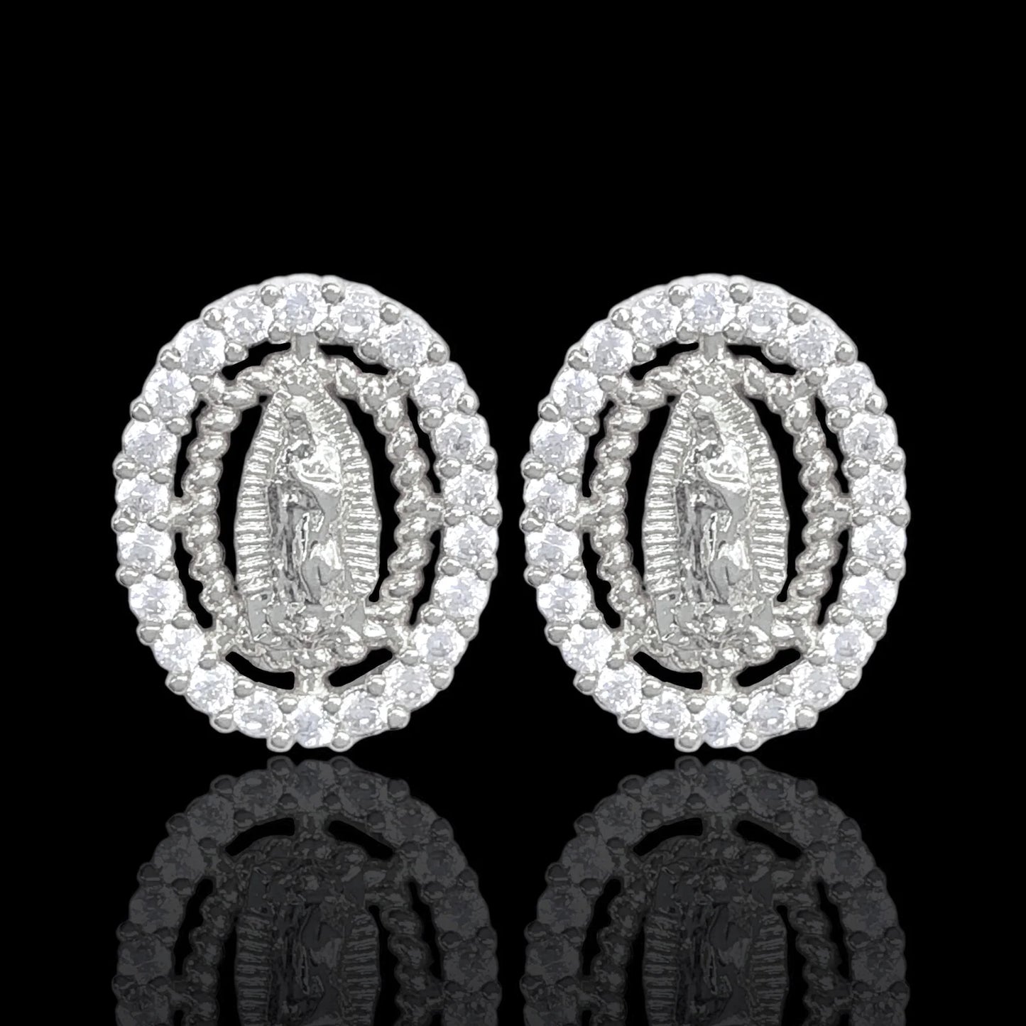 Rope Frame Guadalupe Stud Earrings