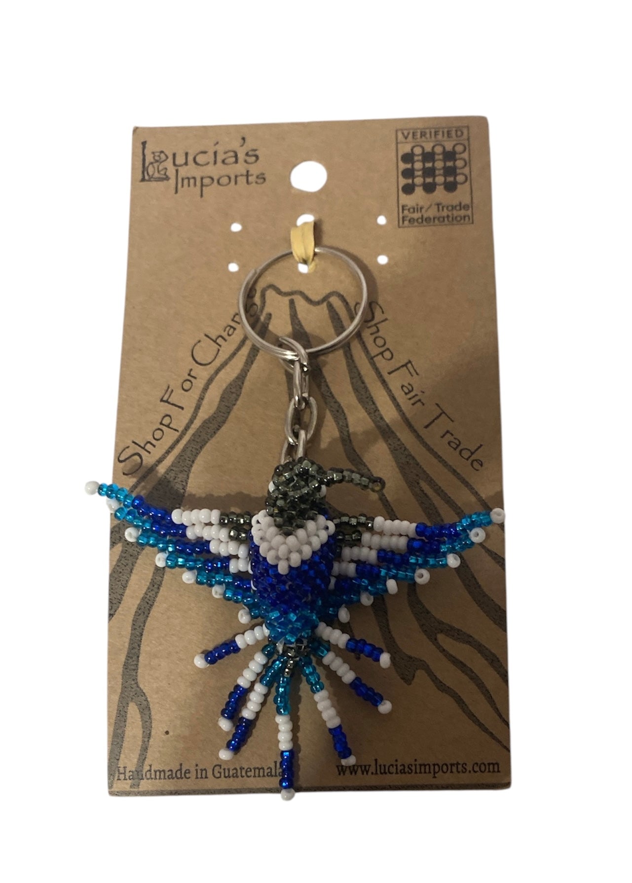 Hummingbird Beaded Keychains