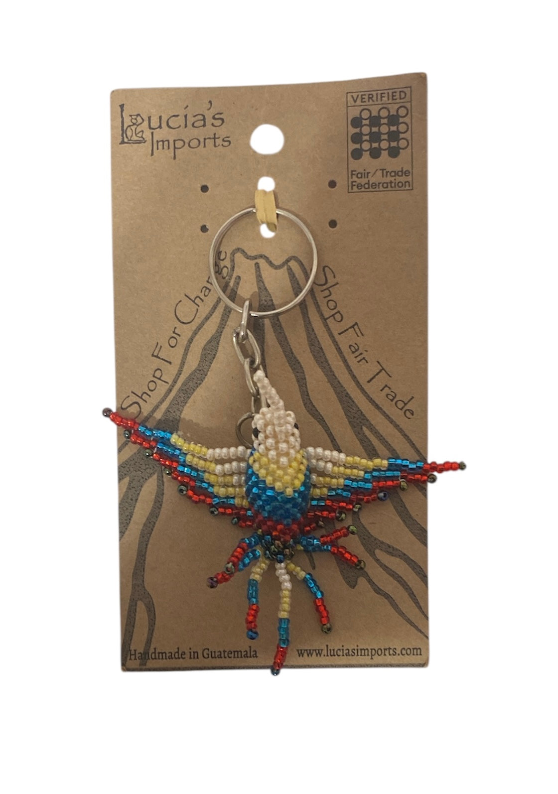 Hummingbird Beaded Keychains