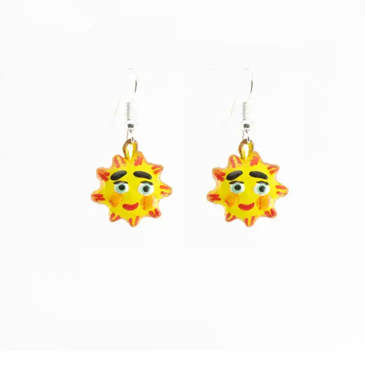 Sun Ceramic Earrings