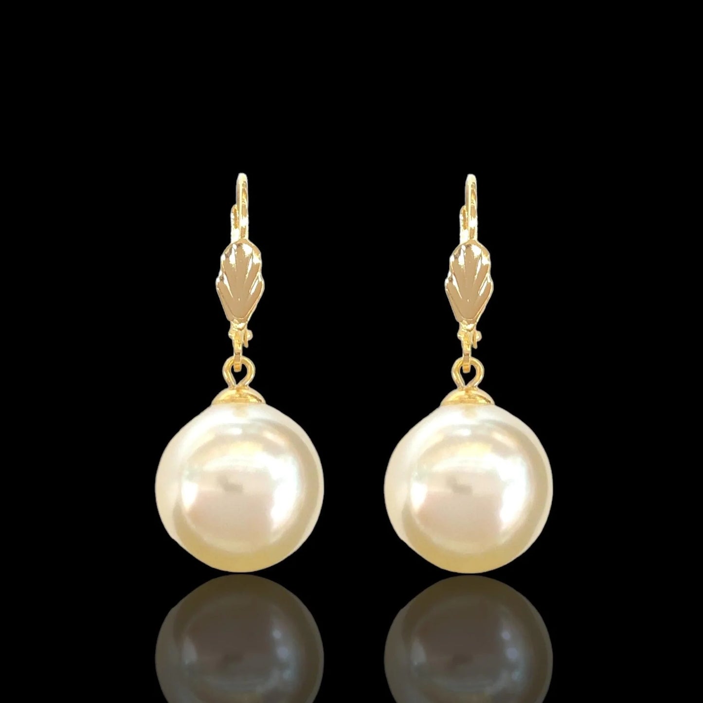 Victorian Imitation Pearl Earrings