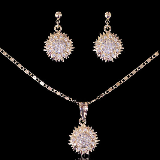 Celestial Rising Sun Zirconia Set