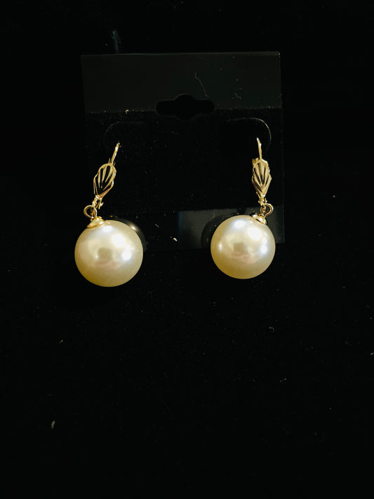 Large Pearl Earrings