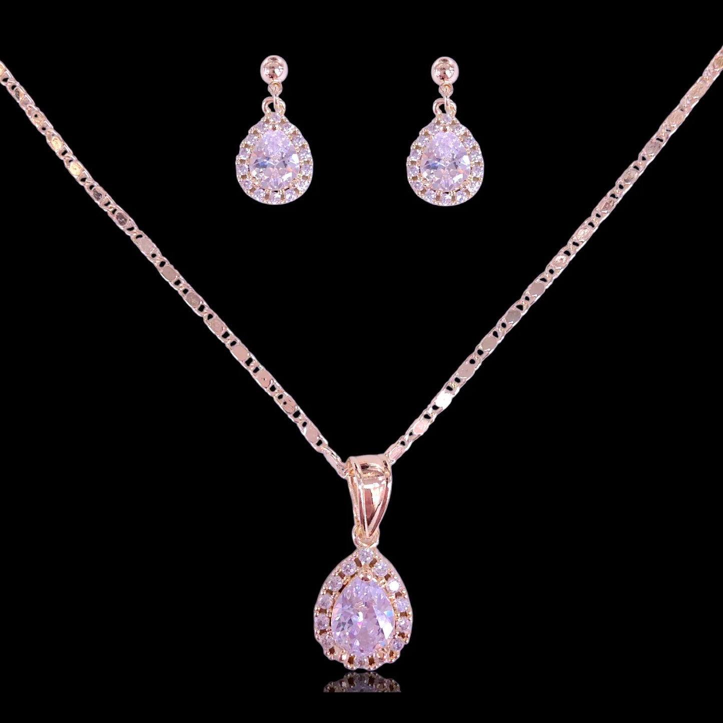 Royal Princess Pear Zirconia Set