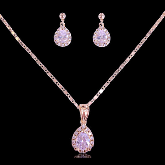 Royal Princess Pear Zirconia Set