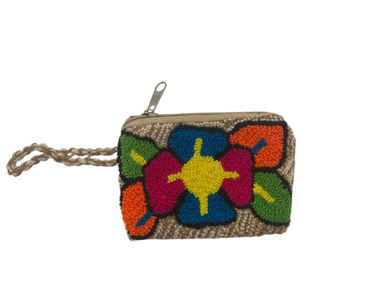 Colombian Handmade Wayuu Punch-Needle Coin bag