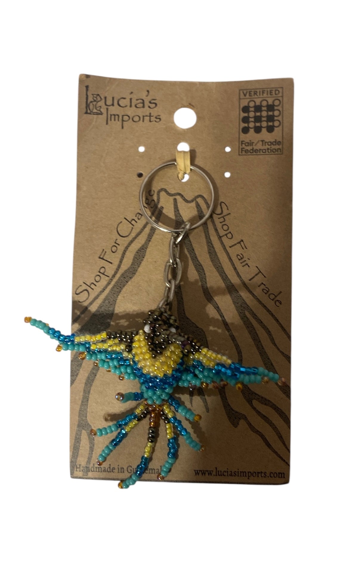 Hummingbird Beaded Keychains