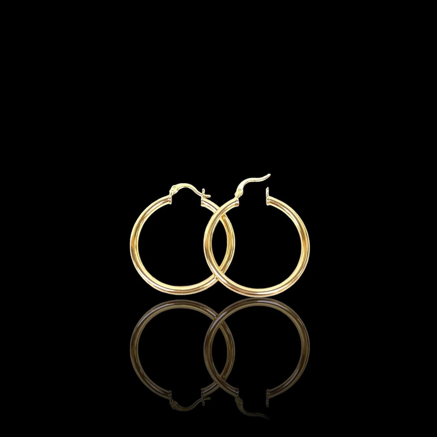 Gold Filled Classic Hoop Earrings